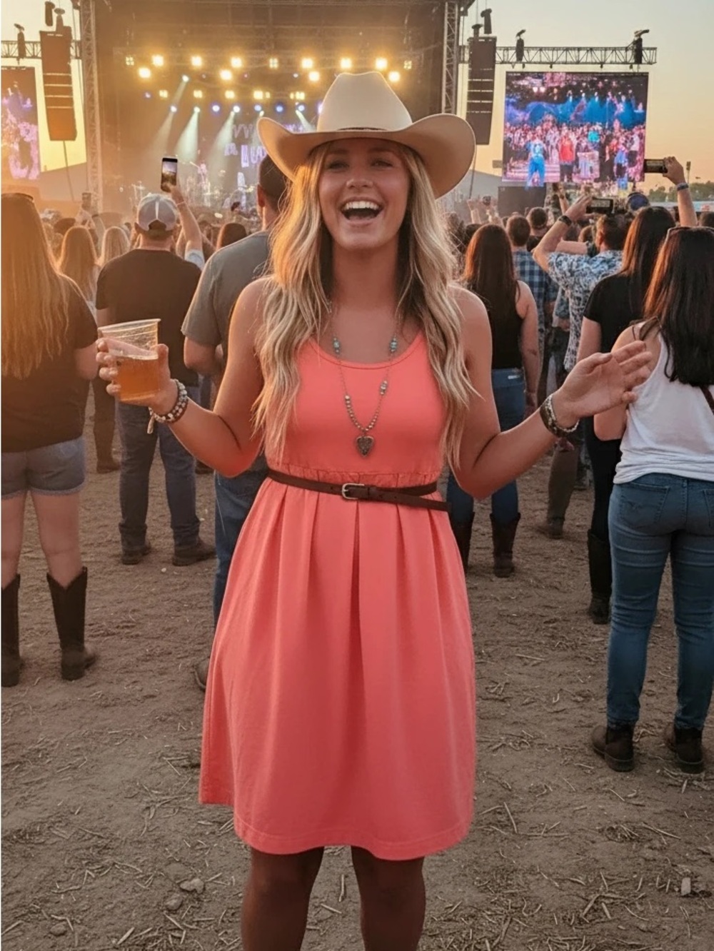 Columbia Coral Sleeveless Tank Dress